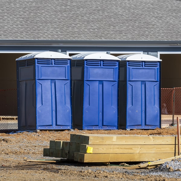 what is the maximum capacity for a single porta potty in Paulding Ohio